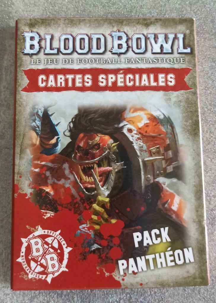 Blood Bowl: Le Jeu de Football Fantastique - Cartes Spéciales - Pack Panthéon Cover 3d