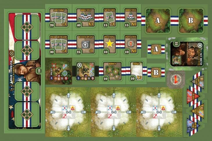 Heroes of Normandie: US Army Box Tuiles