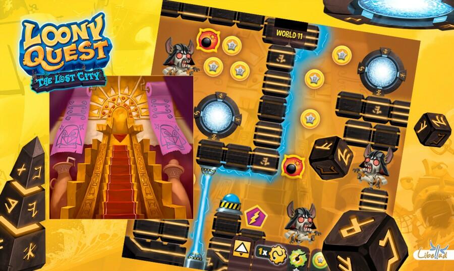 Loony Quest: The Lost City Tuile