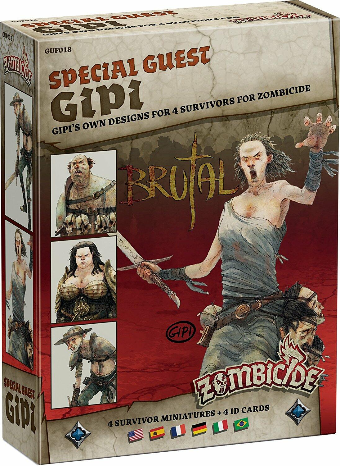 Zombicide: Black Plague - Special Guest - Gipi Cover 3d