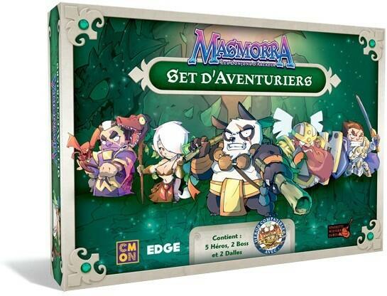 Masmorra: Les Donjons d'Arcadia - Set d’Aventuriers Cover 3d