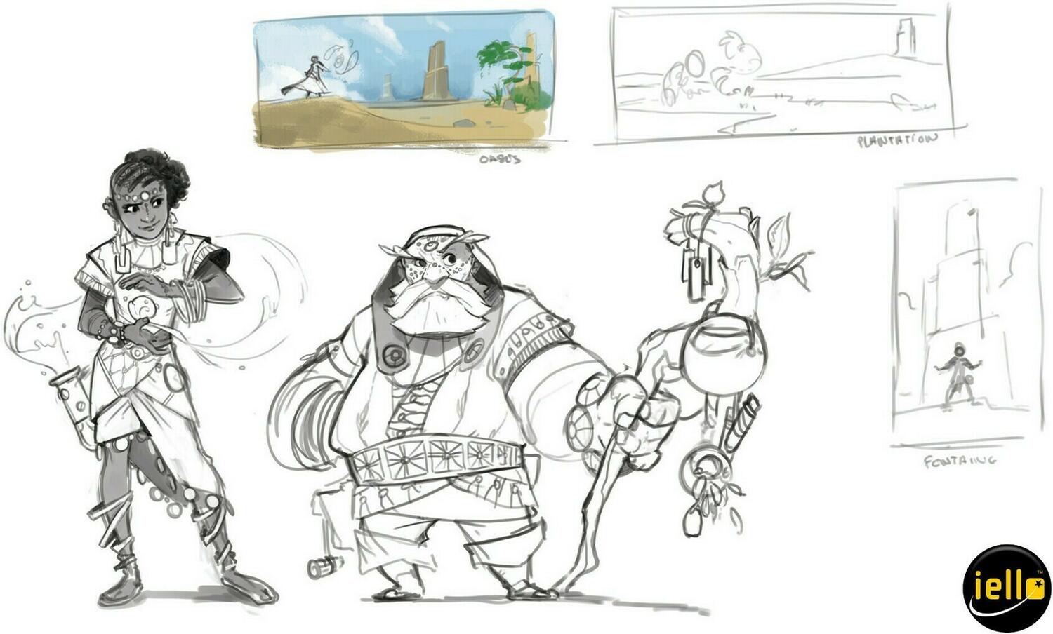 Ishtar: Les Jardins de Babylone Artwork