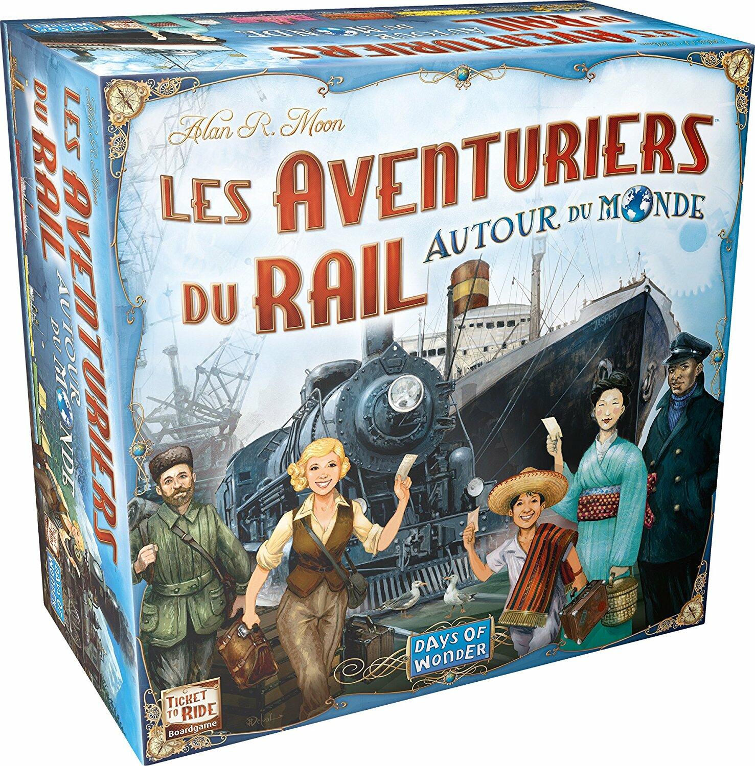 Les Aventuriers du Rail: Autour du Monde Cover 3d
