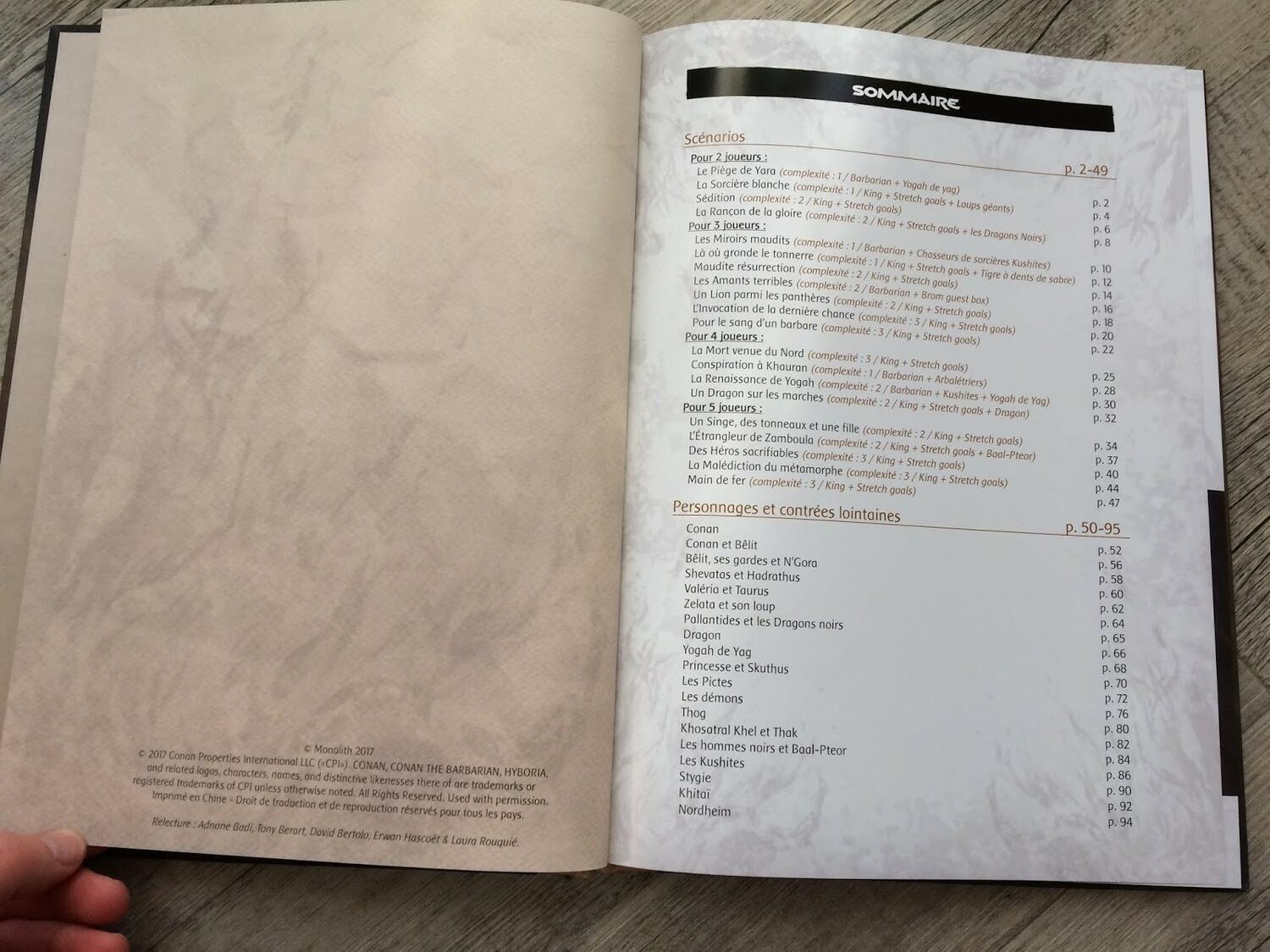 Conan: Le Livre de Set Page