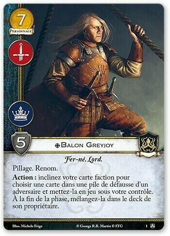 Le Trône de Fer: Le Jeu de Cartes - Les Rois des Îles Carte