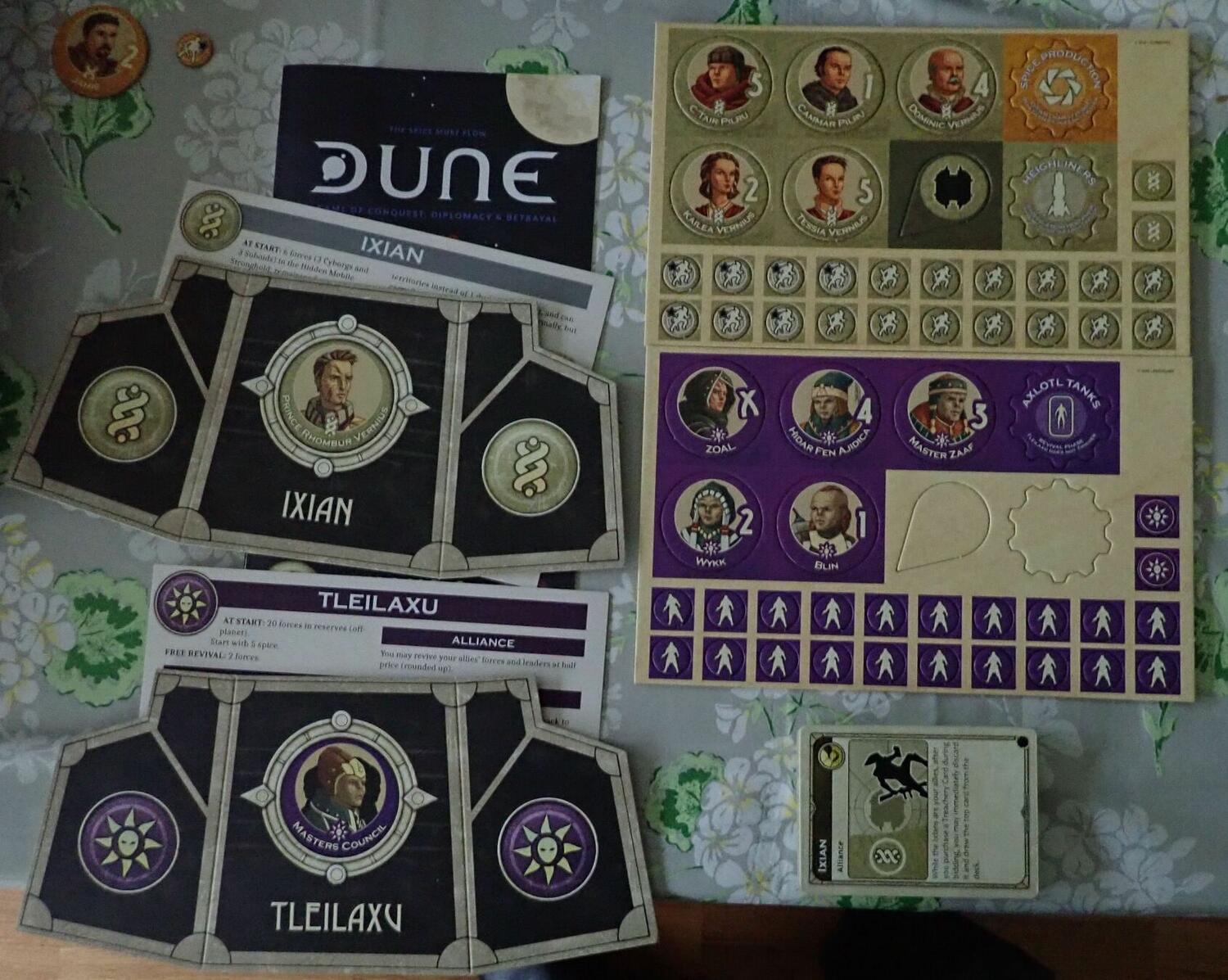 Dune: Ixians & Tleilaxu Eclate