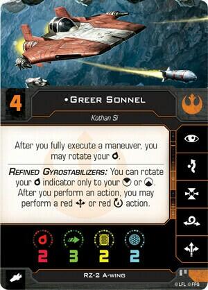 Star Wars: X-Wing - A-Wing RZ-2 Carte