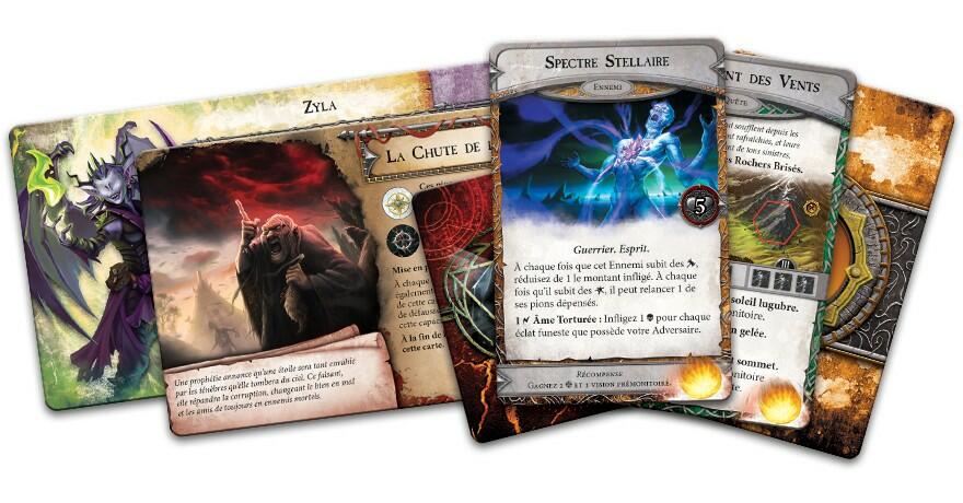 Runebound: La Chute de l’Étoile Funeste Cartes