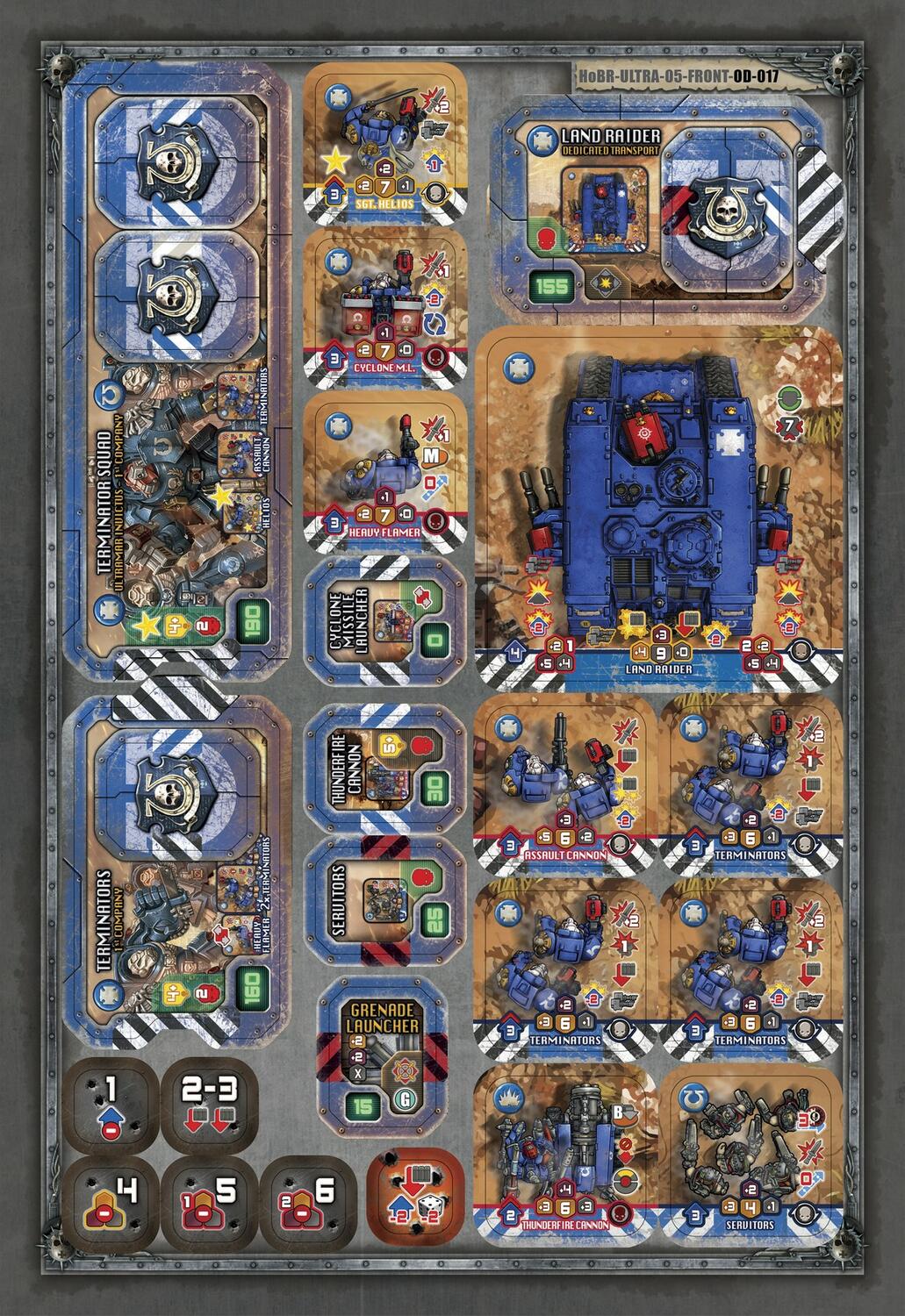 Warhammer 40,000: Heroes of Black Reach - Vanguard Squad & Freebooterz Tuiles