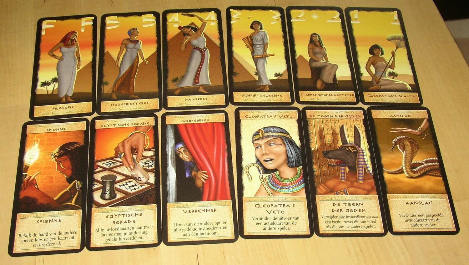 César et Cléopâtre Cartes