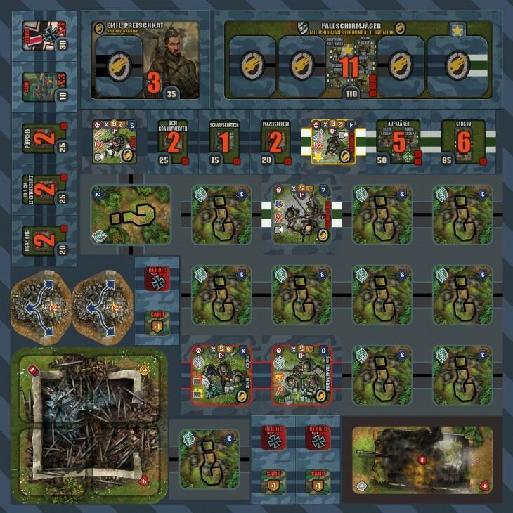 Heroes of Normandie: Carentan Tuiles