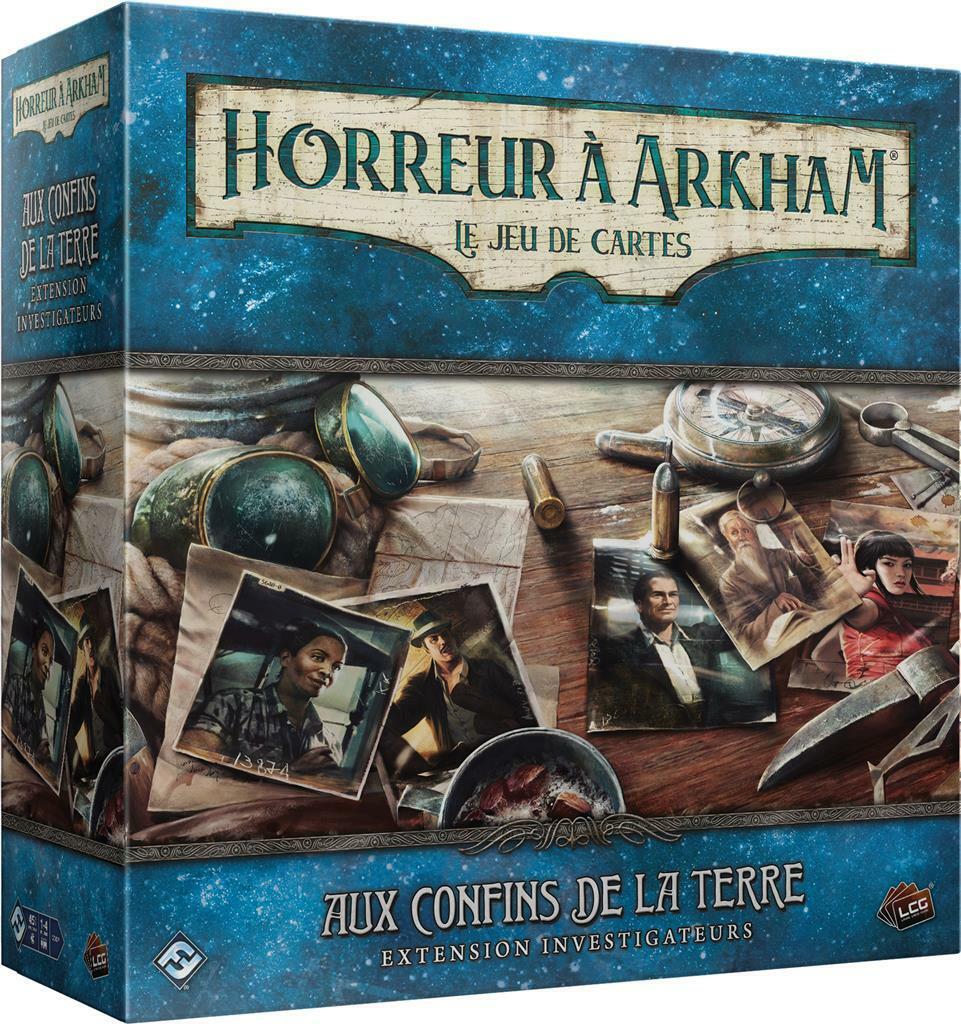 Horreur à Arkham: Le Jeu de Cartes - Aux Confins de la Terre Cover 3d
