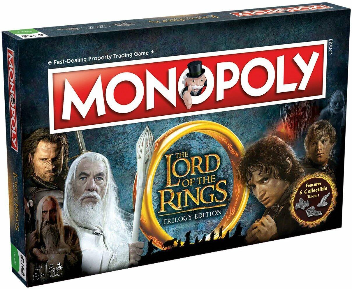 Monopoly: The Lord of the Rings - Trilogy Edition 2017 Cover 3d