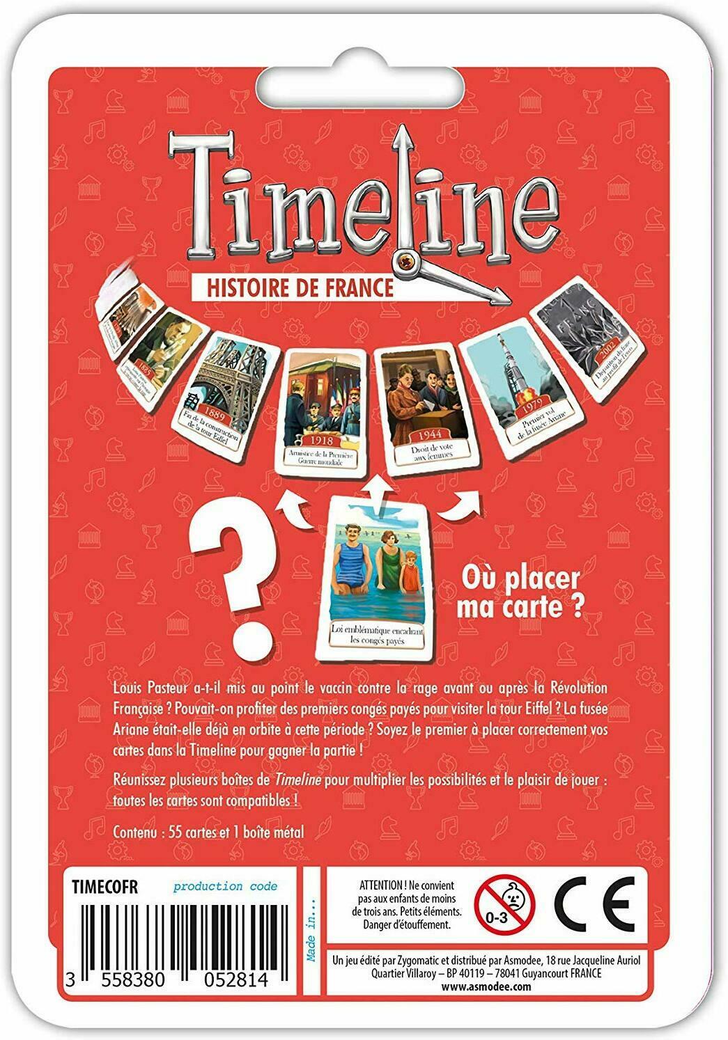 Timeline: Histoire de France Back