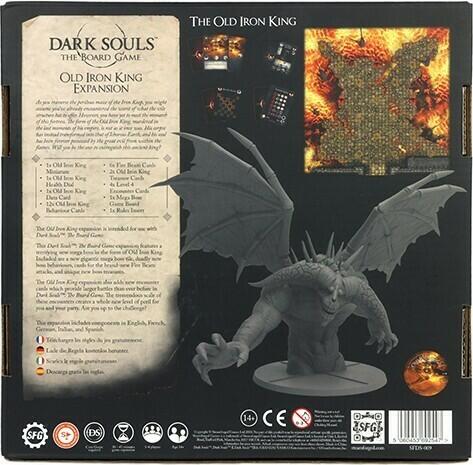 Dark Souls: The Board Game - Old Iron King Back