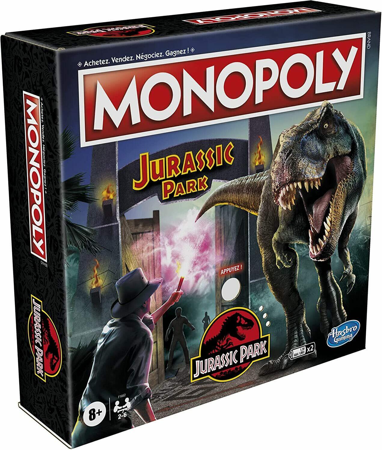 Monopoly: Jurassic Park Cover 3d