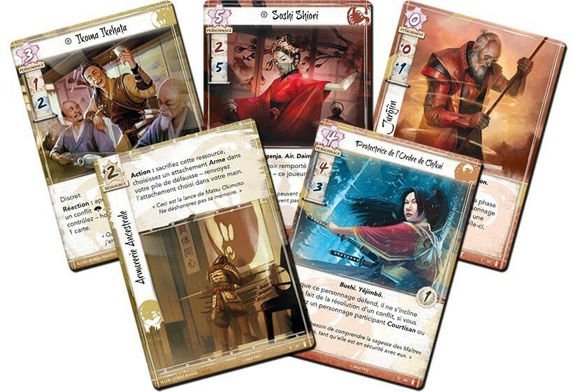 La Légende des Cinq Anneaux: Le Jeu de Cartes - Les Flammes Intérieures Cartes