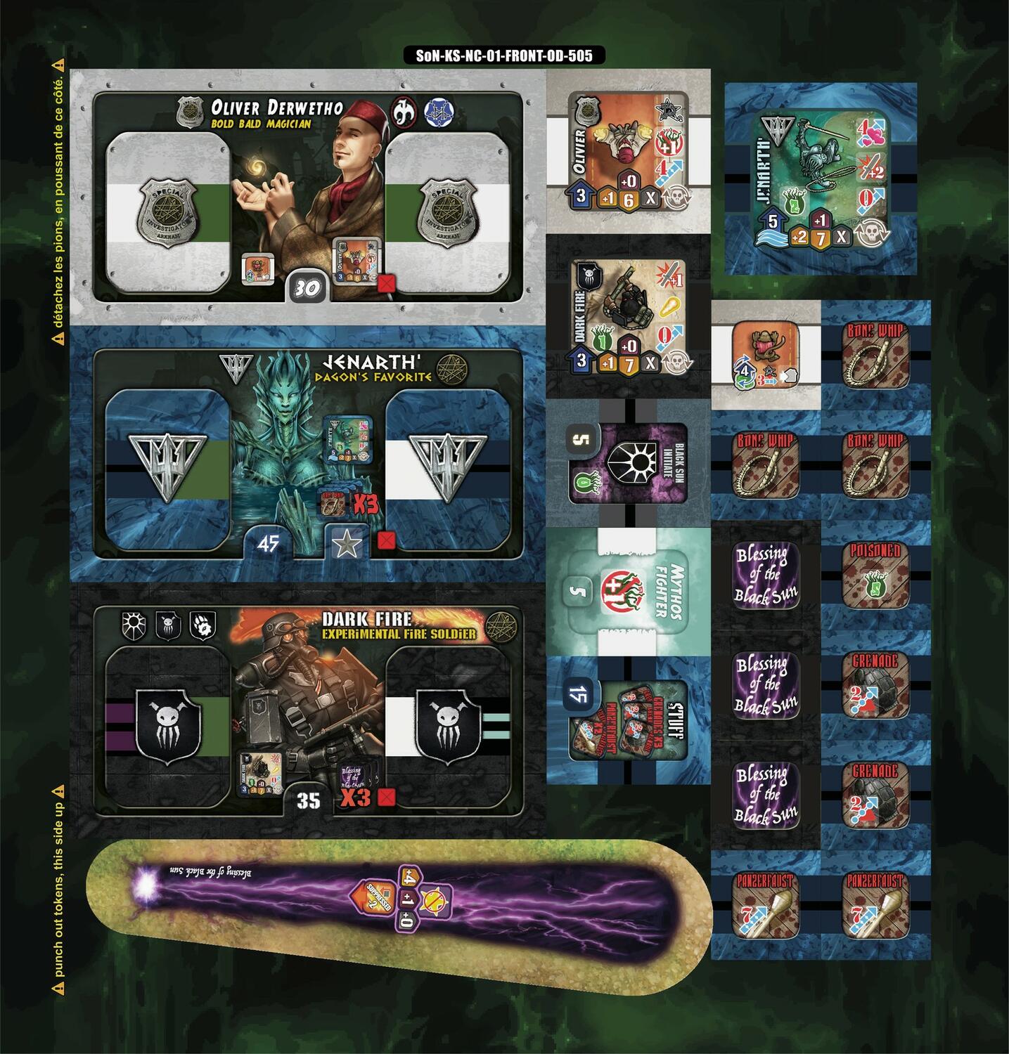 Shadows over Normandie: New Characters Tuiles