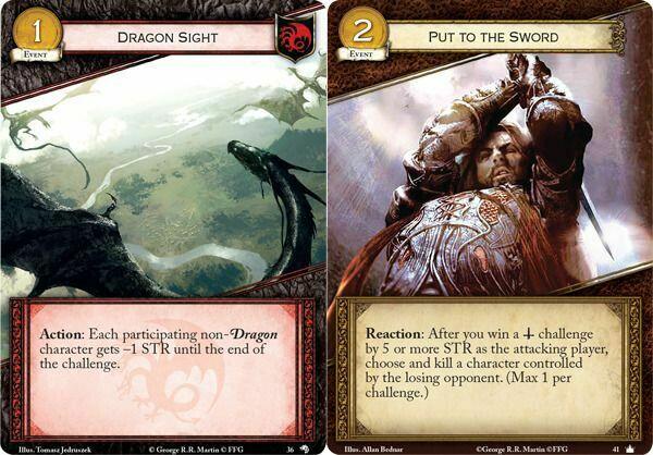 Le Trône de Fer: Le Jeu de Cartes - Les Loups du Nord Cartes