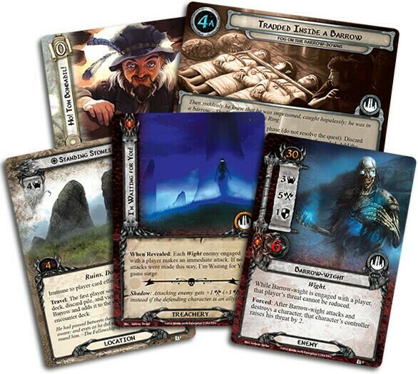 Le Seigneur des Anneaux: Le Jeu de Cartes - Brouillard sur les Hauts des Galgals Cartes