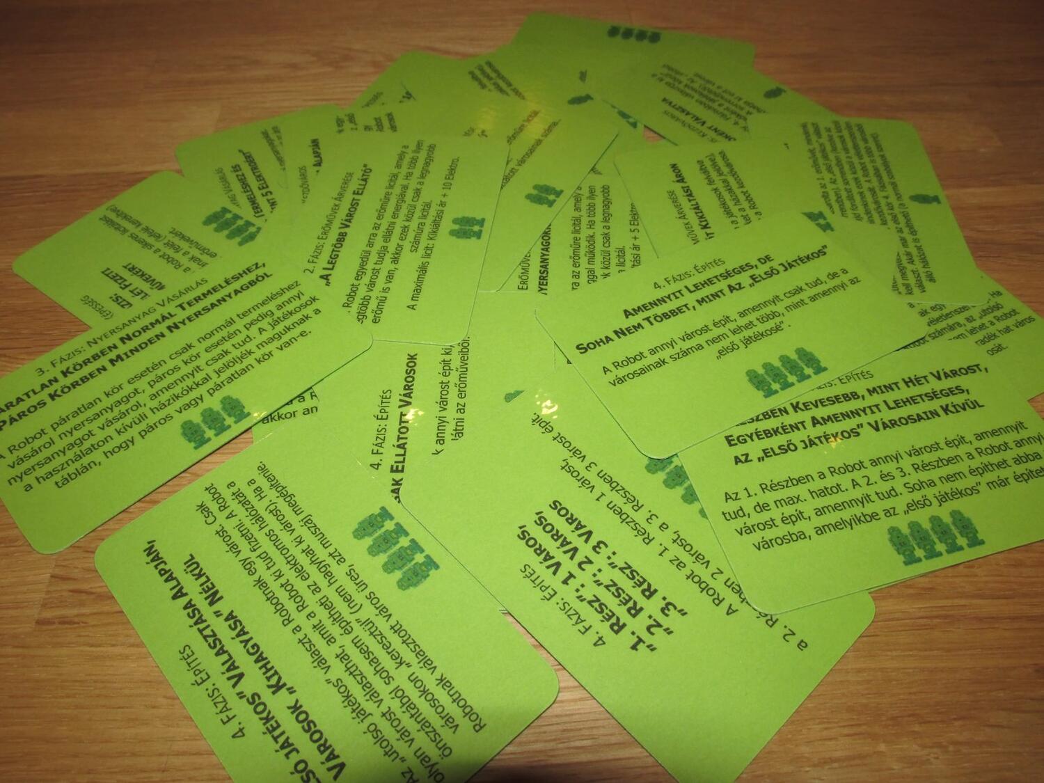 Mégawatts: Les Robots Cartes