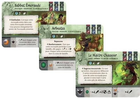 Crystal Clans: Clan de la Feuille Cartes
