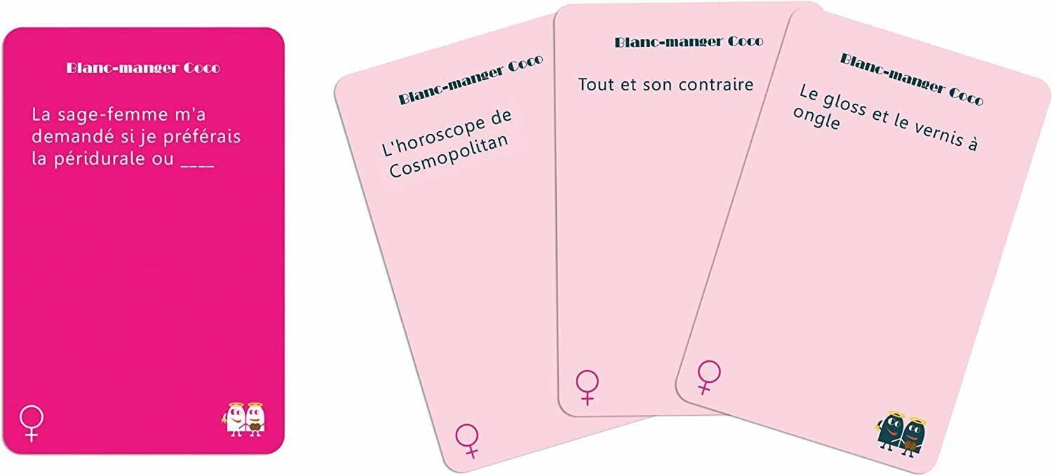 Blanc Manger Coco: La Guerre des Sexes Cartes