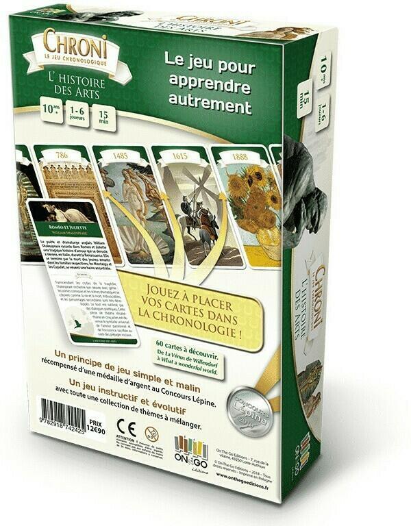 Chroni: L'Histoire des Arts Back 3d