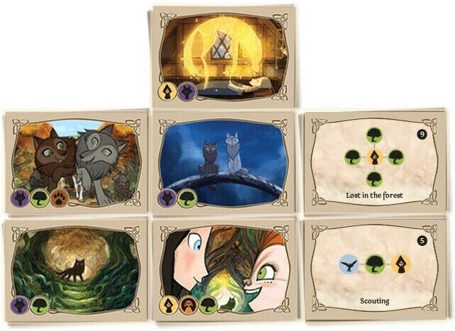 Le Peuple Loup: Mon Aventure Cartes