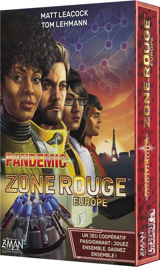 Pandemic Zone Rouge: Europe Cover 3d