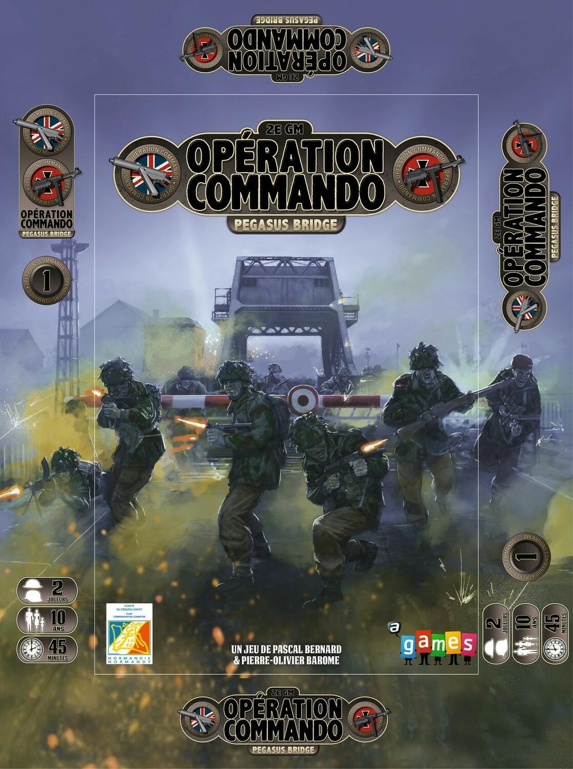 Opération Commando: Pegasus Bridge Cover Eclate