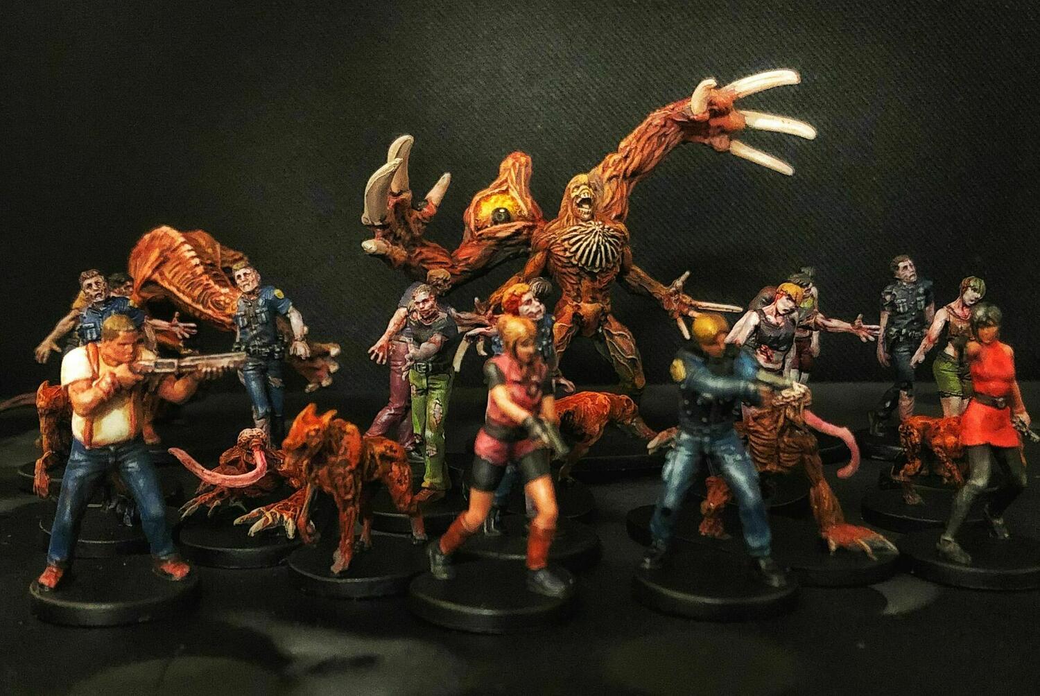 Resident Evil 2: The Board Game Figurines