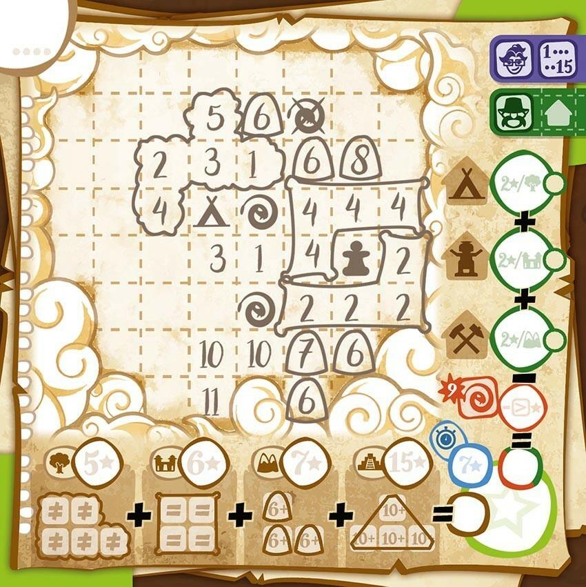 Penny Papers Adventures: The Valley of Wiraqocha Carte