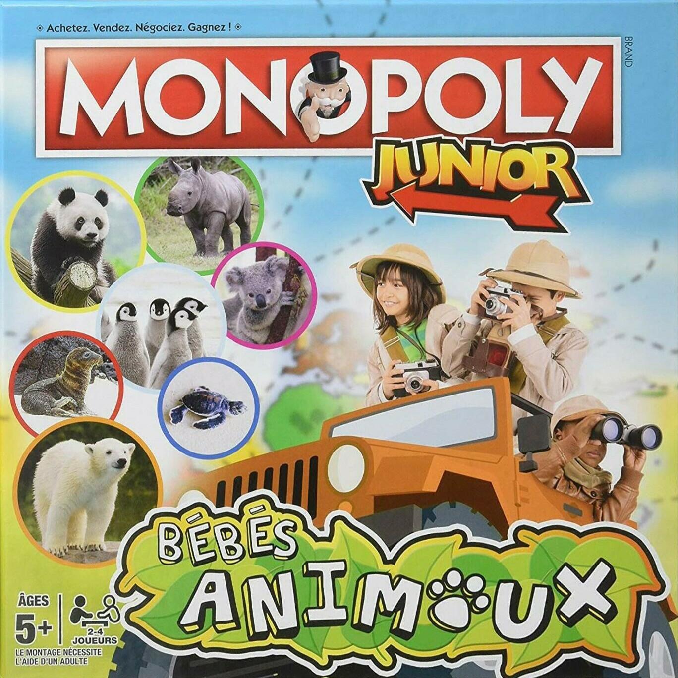 Monopoly: Junior - Bébés Animaux Cover