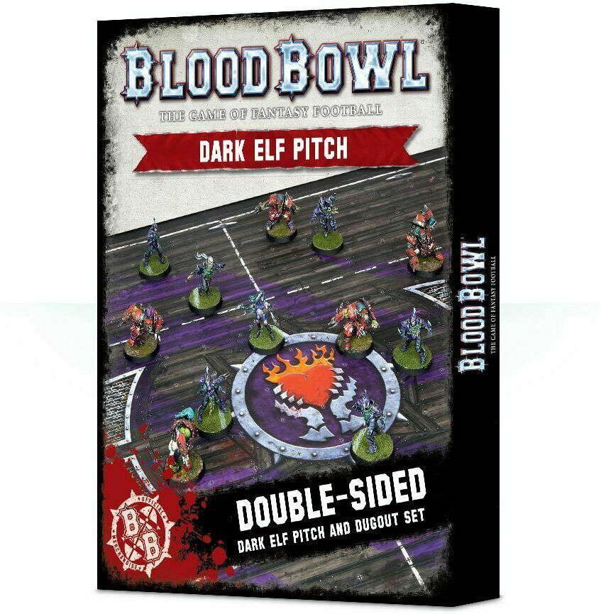 Blood Bowl: The Game of Fantasy Football - Dark Elf Pitch Cover 3d