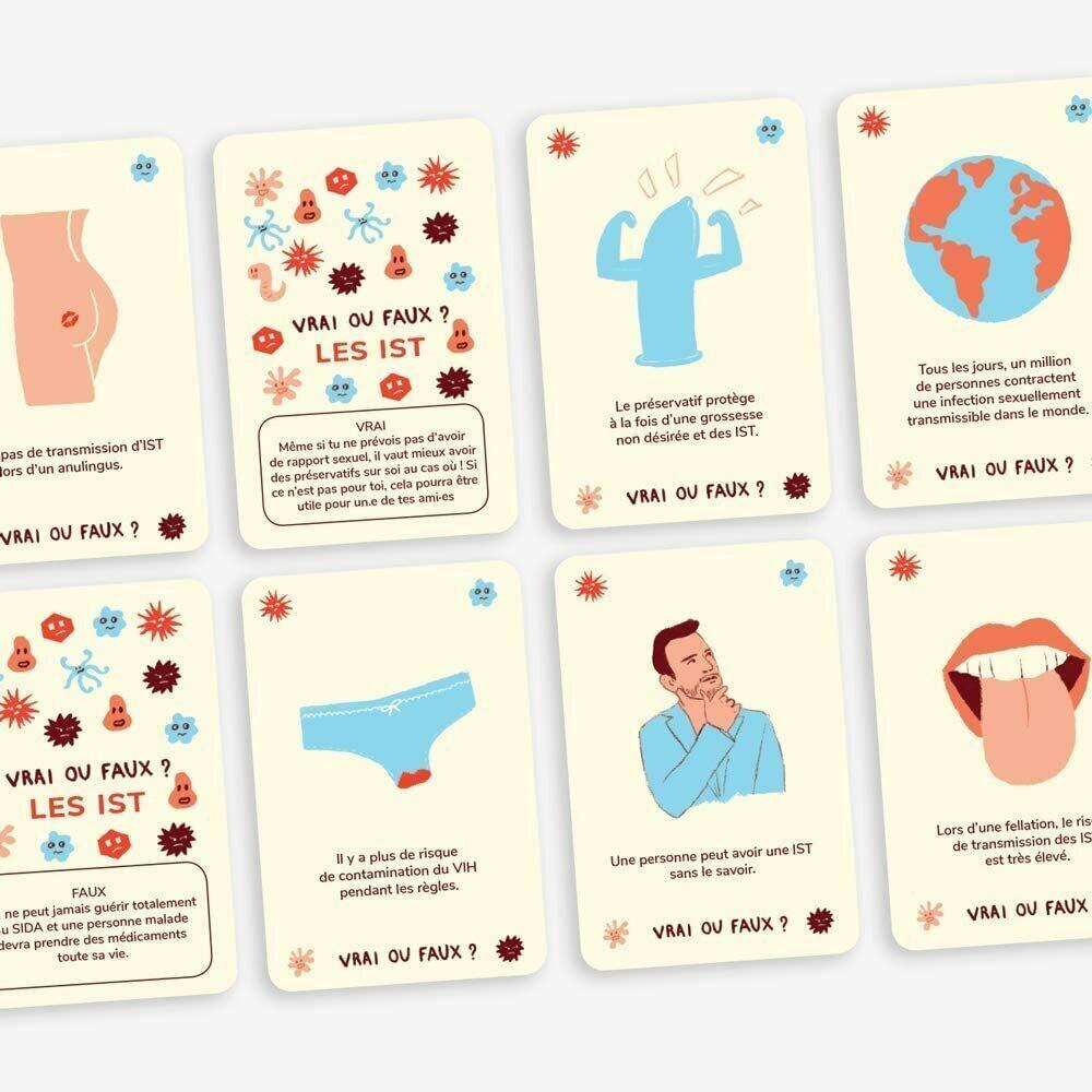 Sexploration: Vrai ou Faux ? Les IST Cartes
