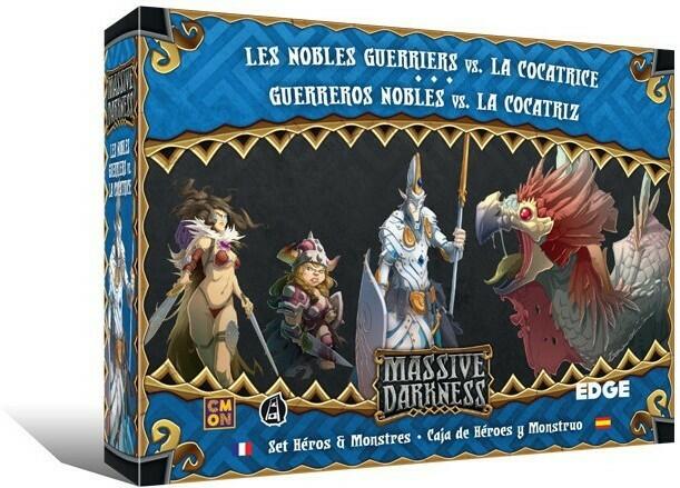 Massive Darkness: Les Nobles Guerriers vs. La Cocatrice Cover 3d