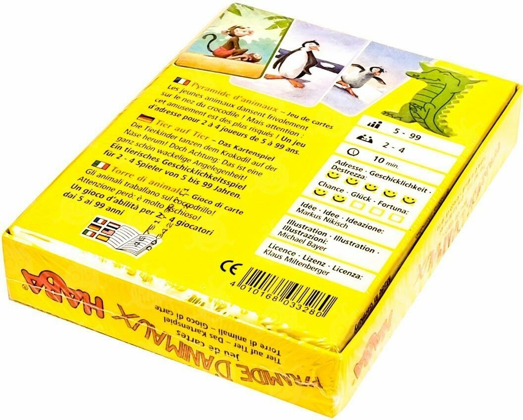 Pyramide d’Animaux: Jeu de Cartes Back 3d