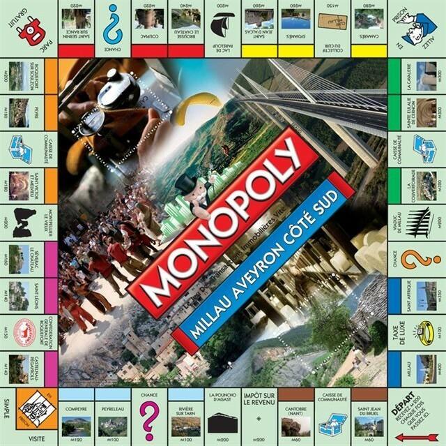 Monopoly: Millau Aveyron Coté Sud Plateau
