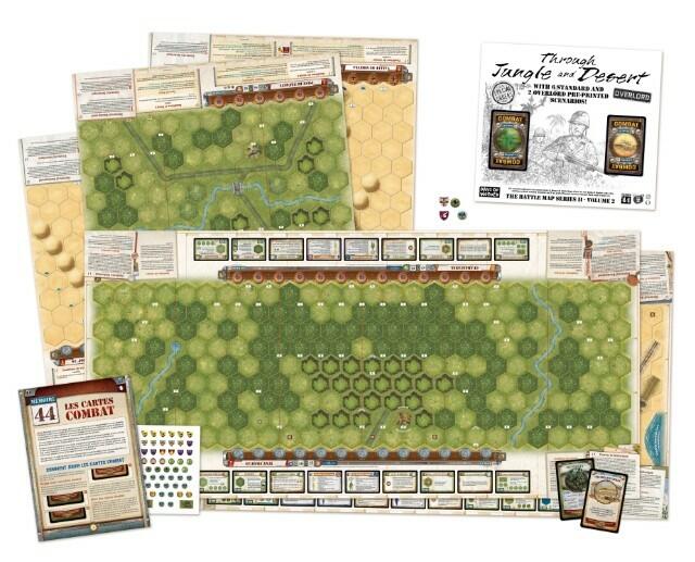 Mémoire 44: The Battle Map 2 - Volume 2 - Through Jungle and Desert Eclate