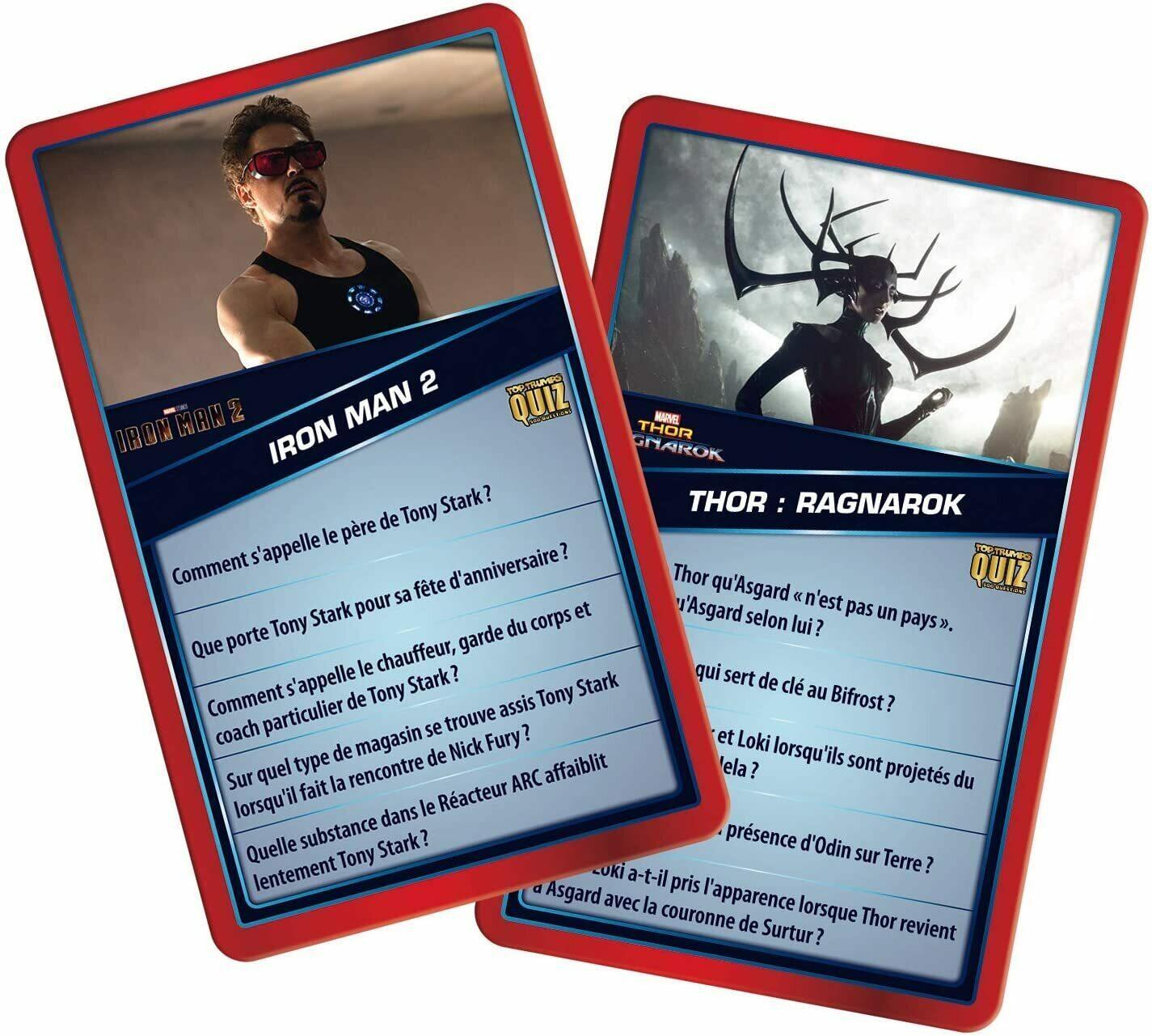 Top Trumps: Quiz - Marvel - Cinematic Universe Cartes