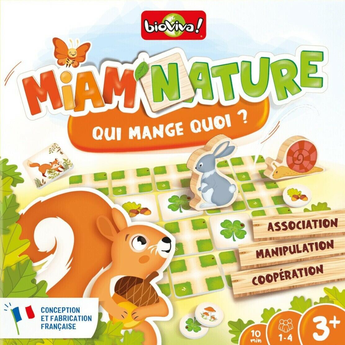 Miam'Nature: Qui Mange Quoi ? Cover