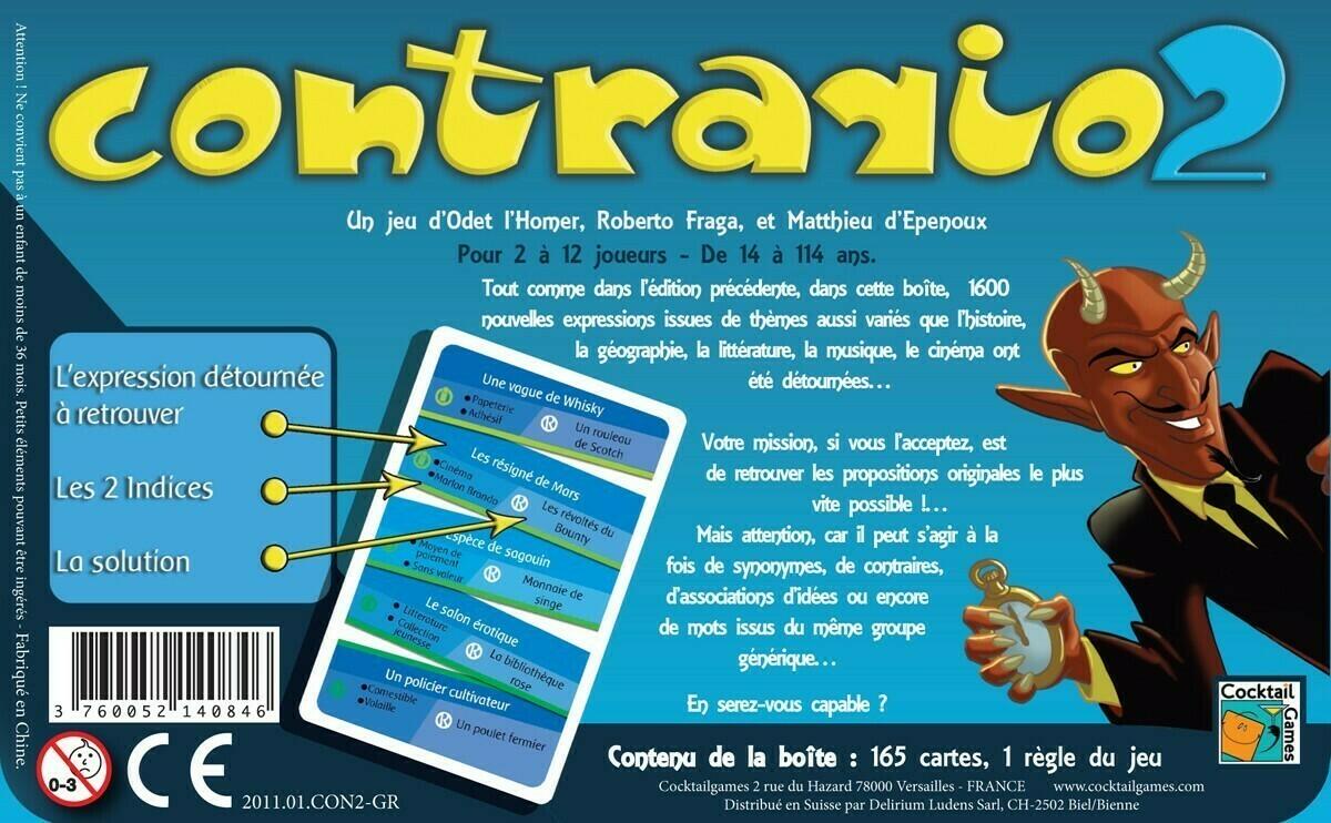 Contrario 2 2011 Back