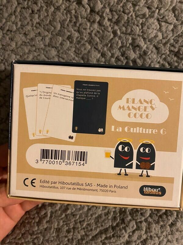 Blanc Manger Coco: La Culture G Back 3d