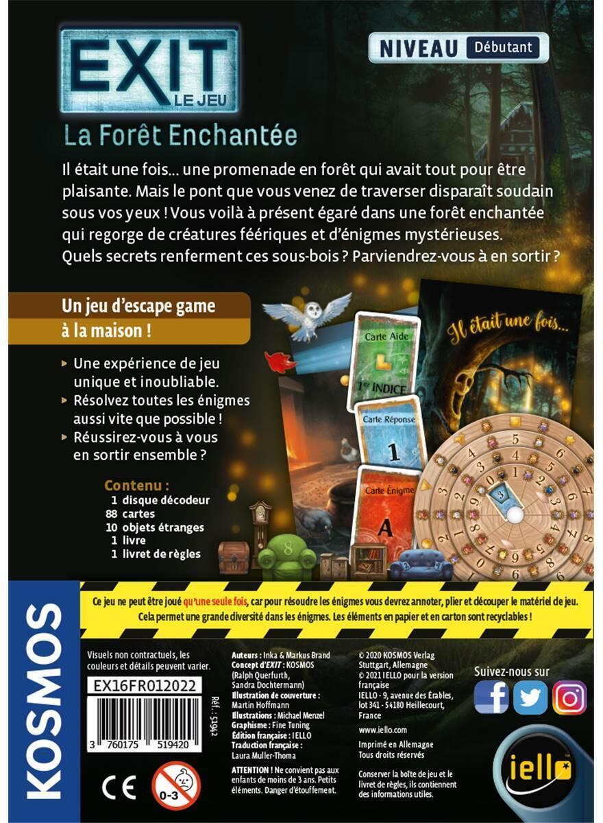 EXIT: Le Jeu - La Forêt Enchantée Back