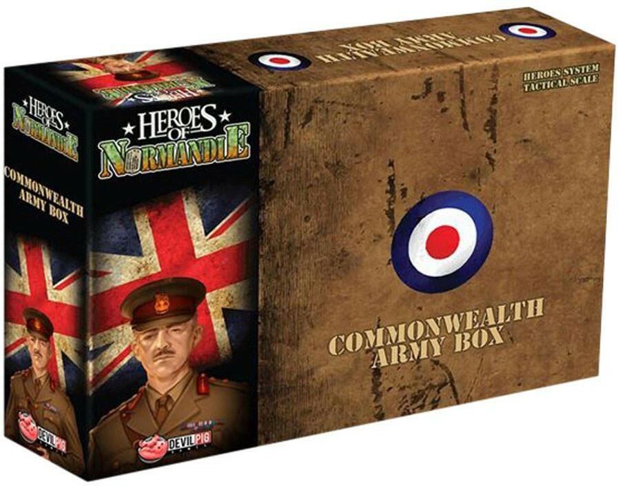 Heroes of Normandie: Commonwealth Army Box Cover 3d