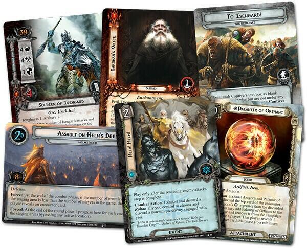 Le Seigneur des Anneaux: Le Jeu de Cartes - La Trahison de Saroumane Cartes