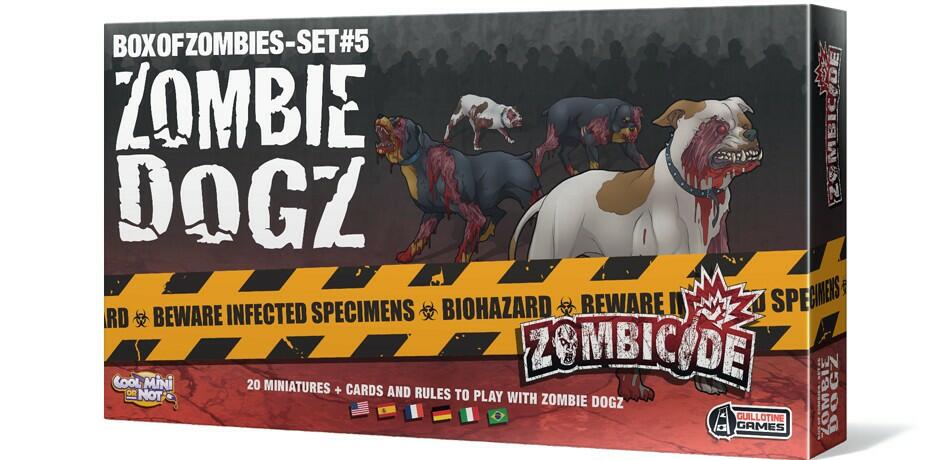 Zombicide: Box of Zombies Set #5 - Zombie Dogz Cover 3d