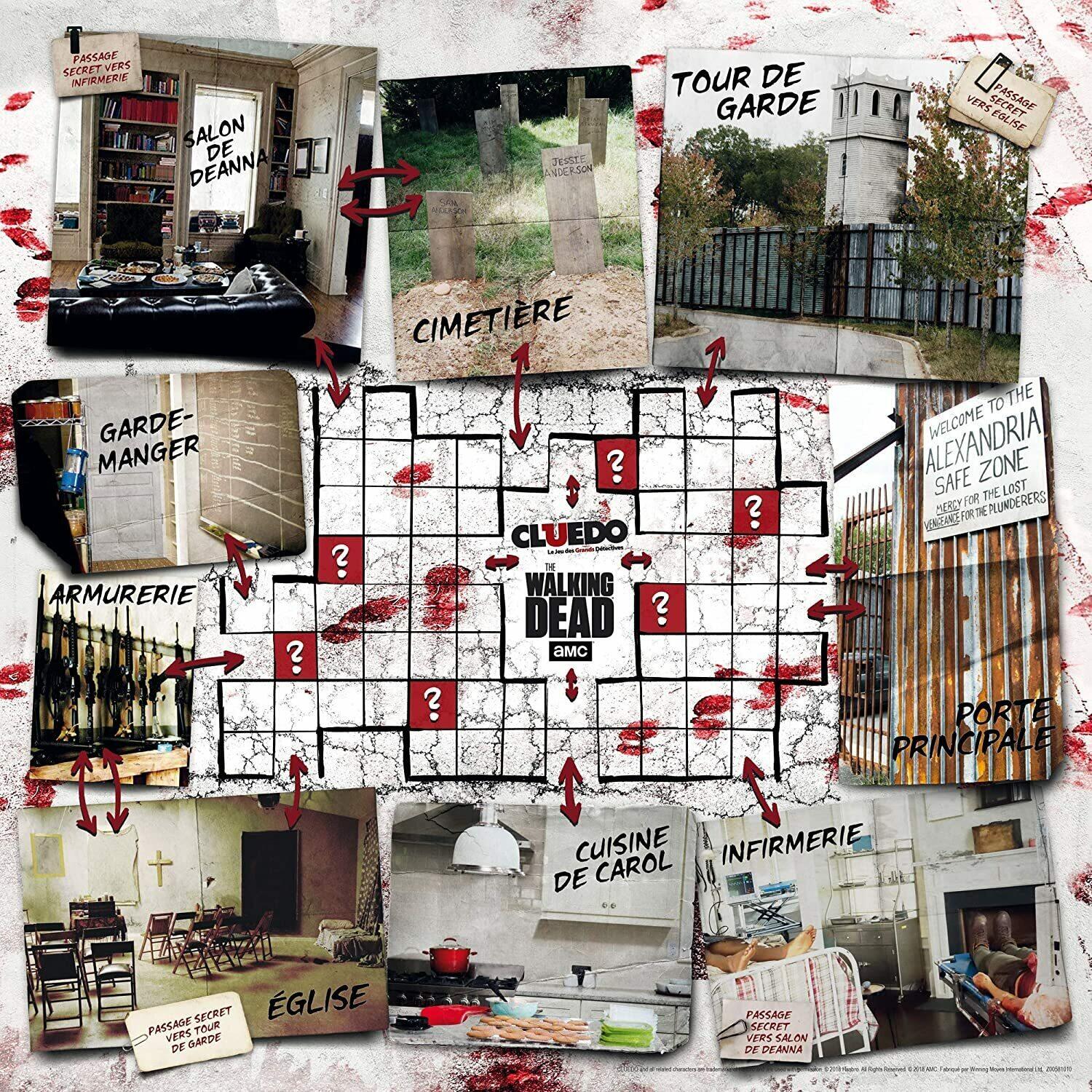 Cluedo: The Walking Dead Plateau