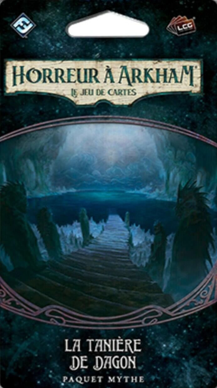 Horreur à Arkham: Le Jeu de Cartes - La Tanière de Dagon Cover